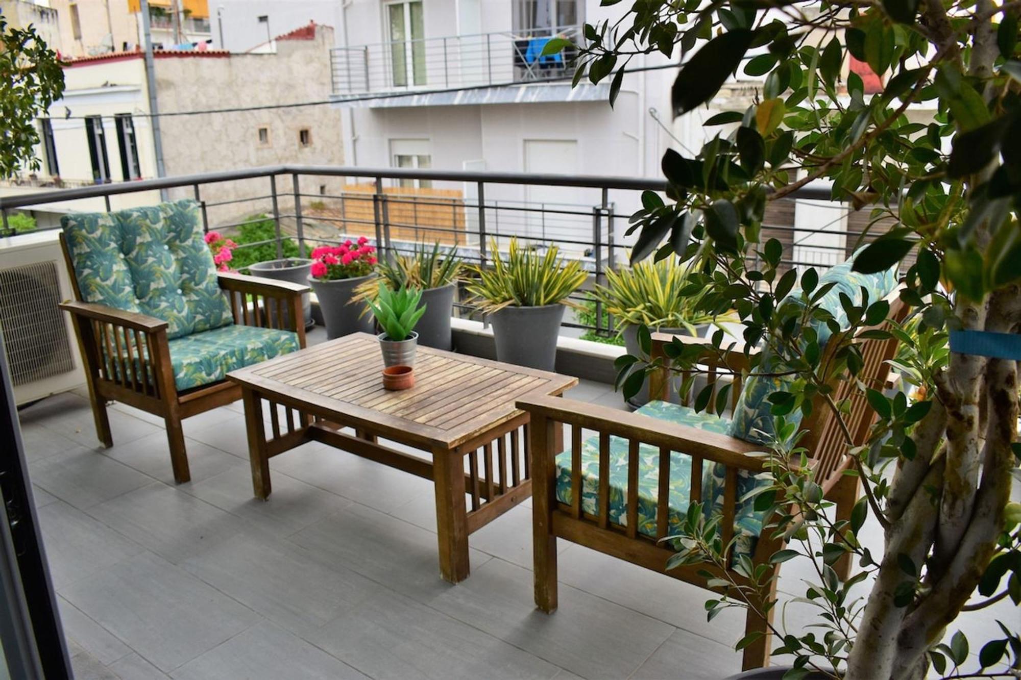 アテネStylish Boutique Loft With Private Balconyアパートメント エクステリア 写真